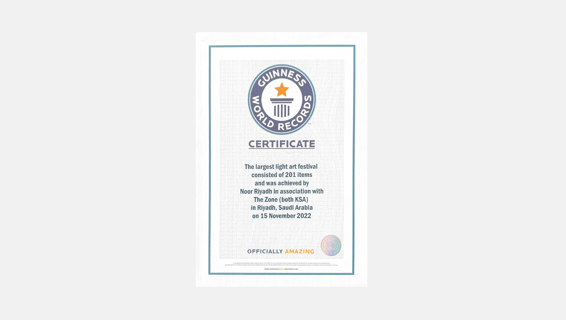 Guinness World Record – Largest Art Festival 